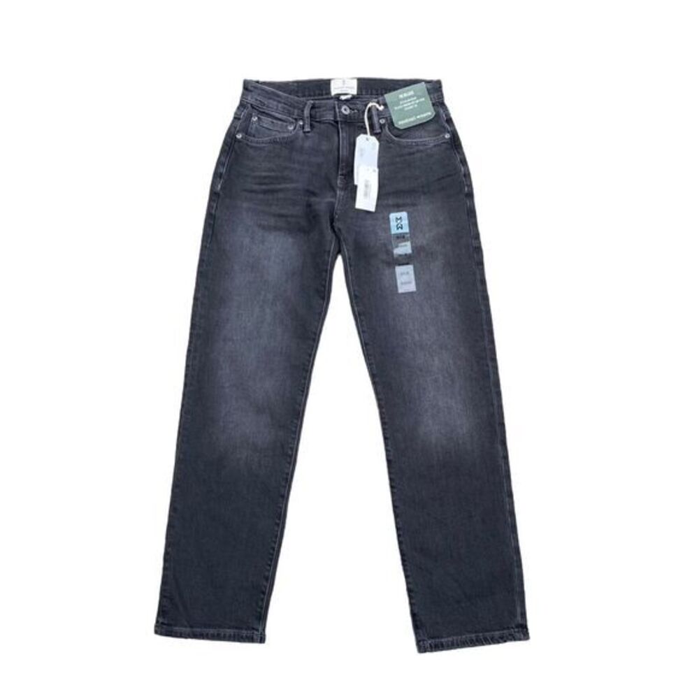 Mutual Weave Unisex Black Relaxed Straight Leg Jeans Size 29 Inseam 30